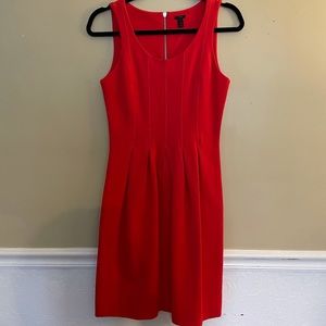 J.Crew Red Neoprene Style Dress Size 2